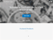 Tablet Screenshot of northsideclocks.com